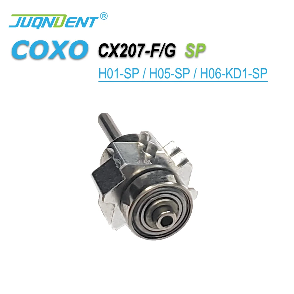 Dentálna turbína Rotor Rotor vysokorýchlostná kazeta pre Coxo CX207-F/G Push Button Nástroj Nápojka náhradné diely zubné materiály