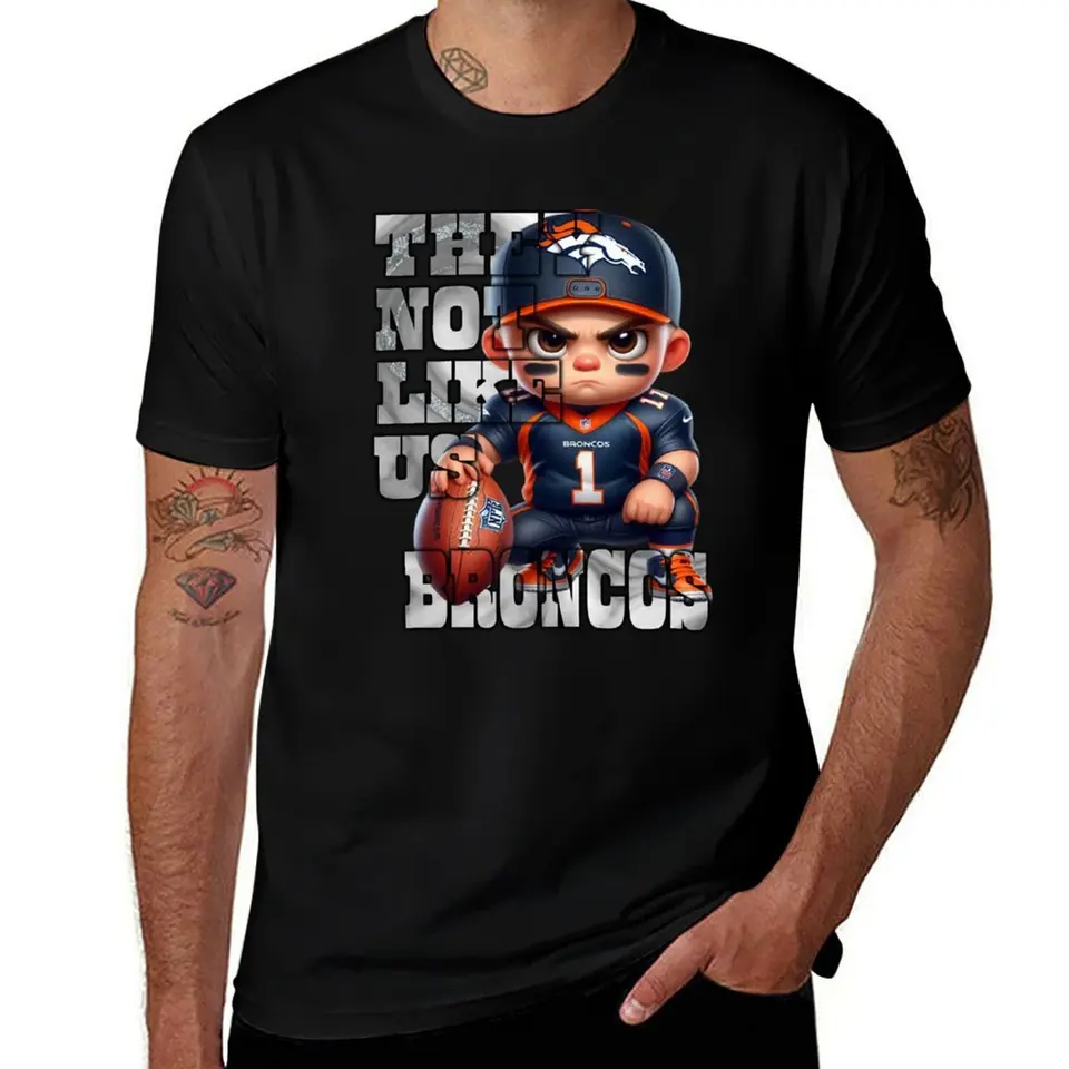 Denver Broncos Nepáči sa nám grafické tričko vtipné tričká Sublime T tričko muži