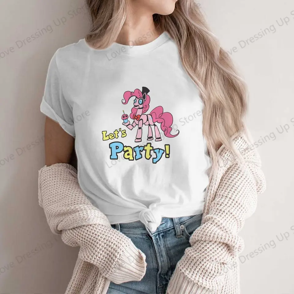Derpy Dash MLP Príležitostné tričko Tričko Vysoko kvalitné Loosewomen Tee Unikátne letné dámske oblečenie