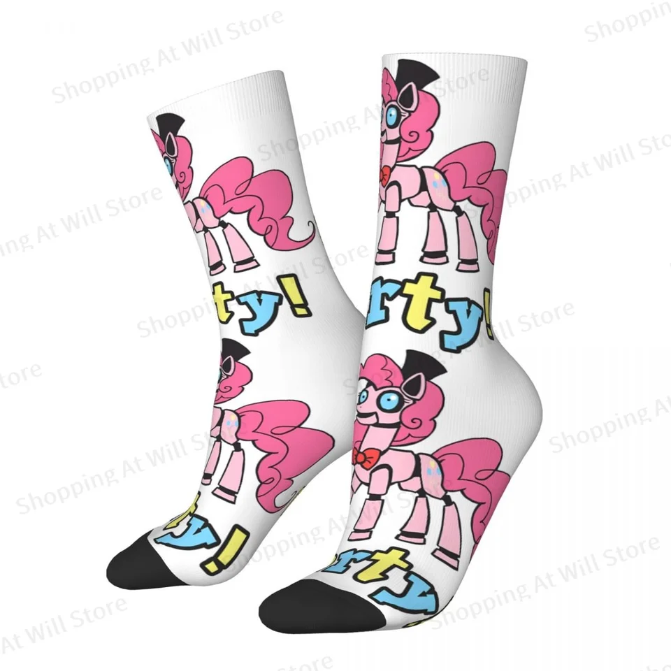 Derpy Dash MLP Unisex Winter Socks Hip Hop Fun Tlač ponožiek Street Style Crazy Sock