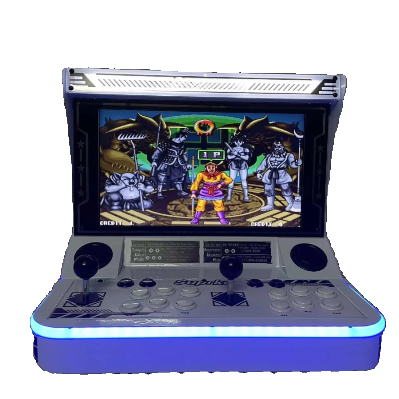 Desktop QR kód zdieľanie Rocker Arcade Moonlight Box Twin Coin Game Machine King 97 Home