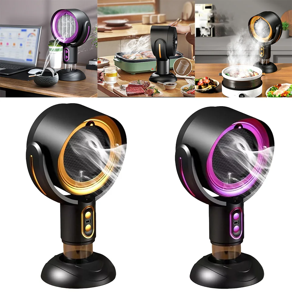 Desktop Range Hood Mini Saction Extractor Hood USB nabíjanie uhlovi nastaviteľné kemping piknik Hot Pot Range Hood Kitchen Hood Hood
