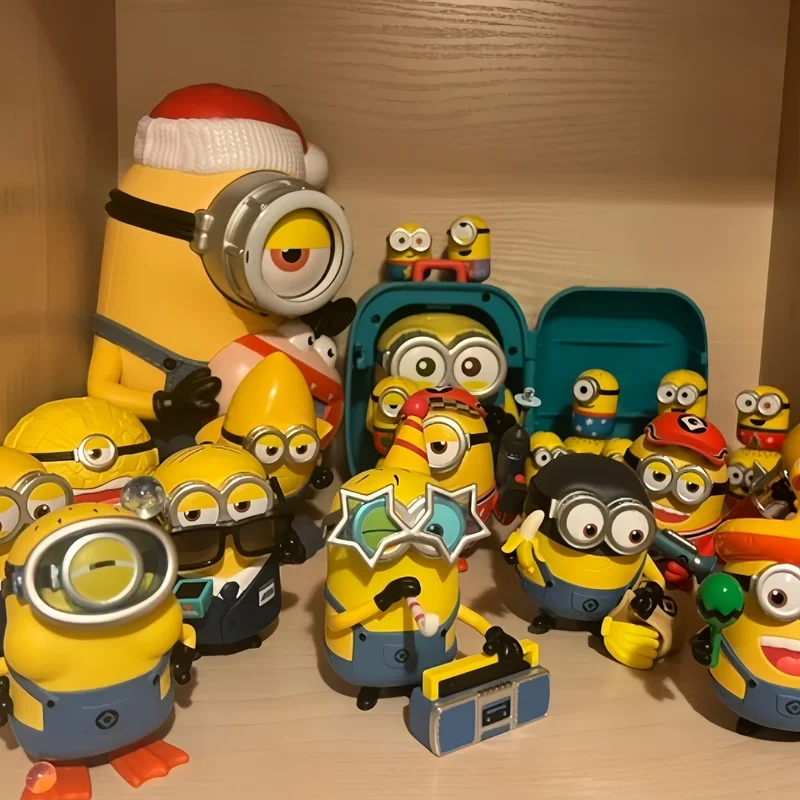 Despicables Me 4 Anime figures Minion akčná figúrka Doll Kawaii Tom Ron Gus Pvc Ornament Birthday Darček pre priateľov pre deti hračky
