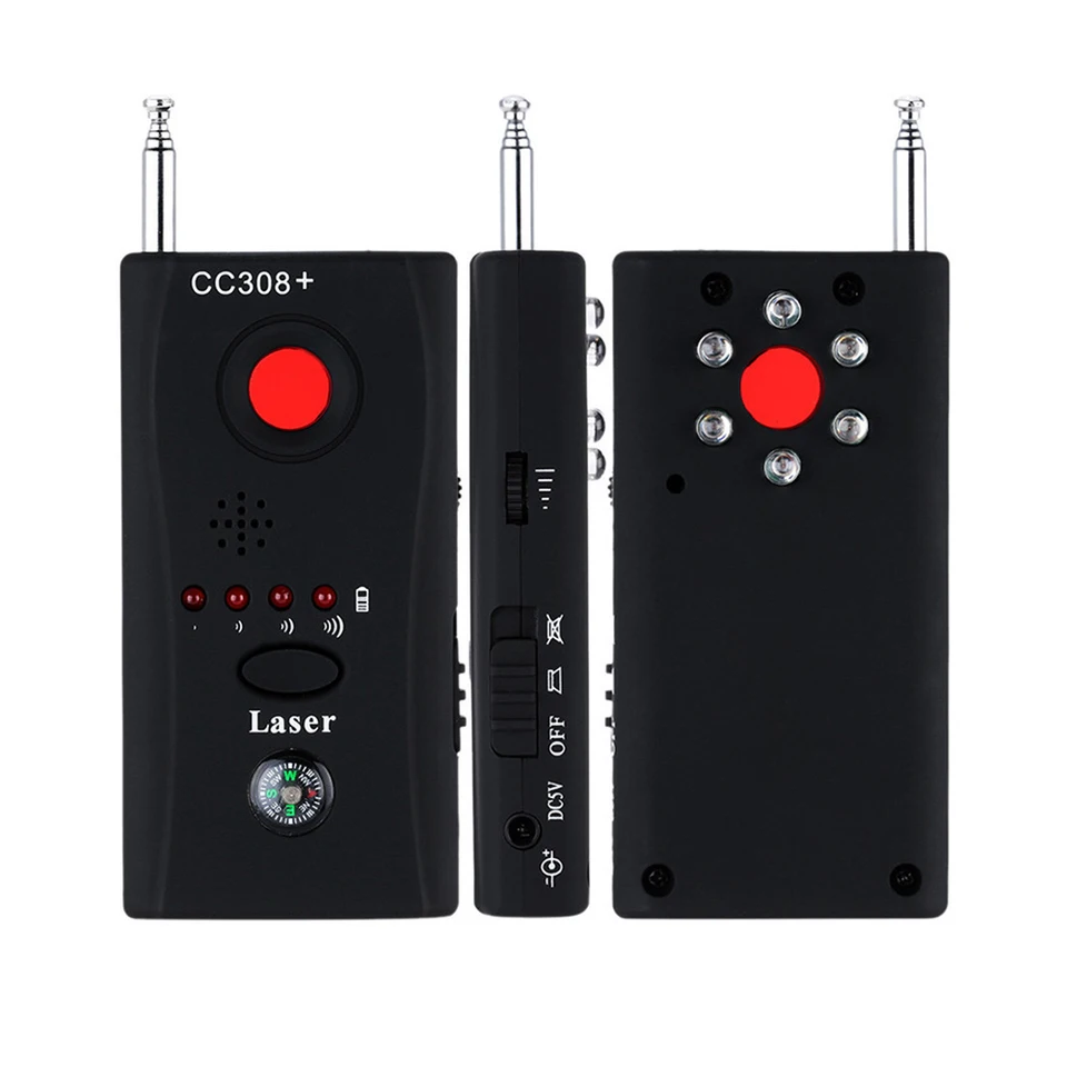 Detektor signálu bezdrôtovej kamery s plným dosahom CC308+Rádiový signál detekcia fotoaparátu WiFi RF GSM Finder