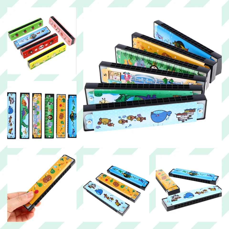 Deti drevené harmoniky hudobné nástroje hračky hudba výučba pomôcok pre puzzle skoré vzdelávanie pre začiatočníkov