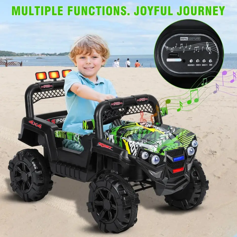 Deti jazdia na aute 12V, 4-kolesové štvorkoliek ATV Play auto, elektrické auto batoľa, 1,8 mph max