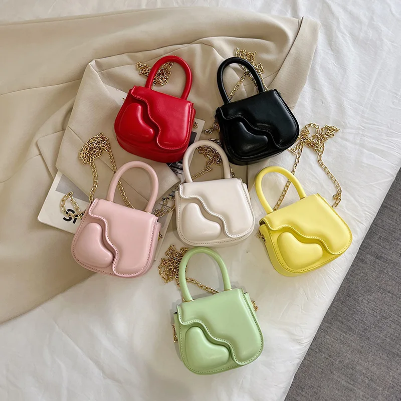 Deti Messenger Bag Fashion kabelka retiazky štvorcové tašky retro milostné príslušenstvo taška Matka detské tašky pre dievča kabelku pre ženy
