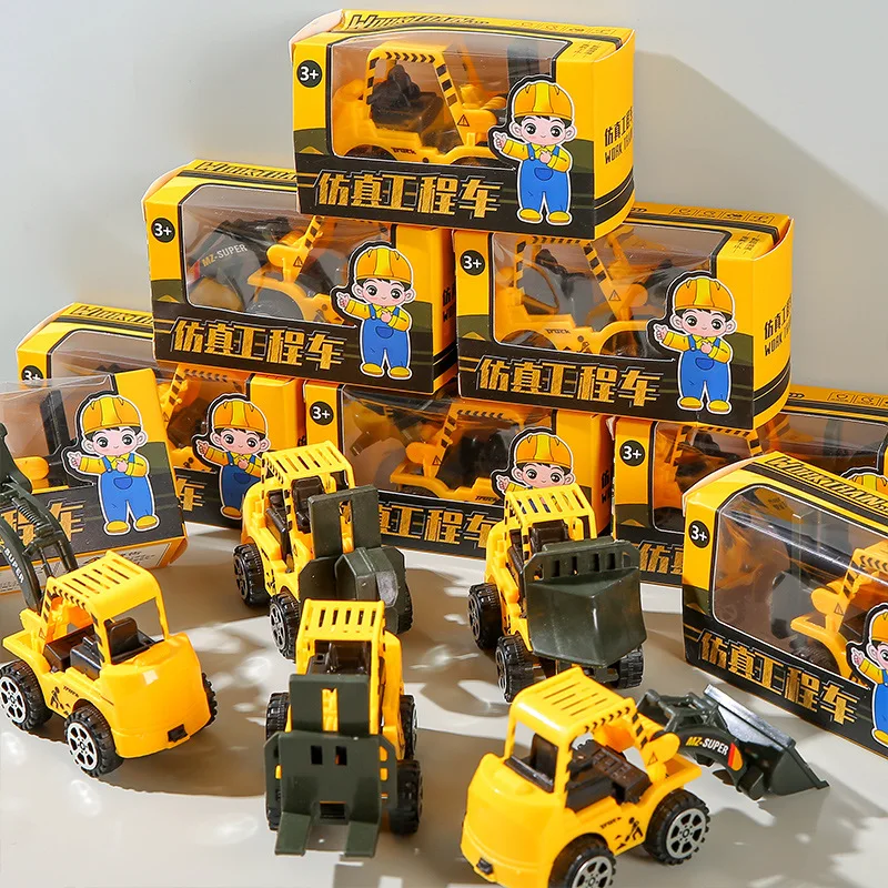 Deti Mini Warrior Car Darčekové skrinky Engineering auto hračky vozidlá hračky Chlapec rýpadlo model narodeniny darček pre materskú školu cena materskej školy