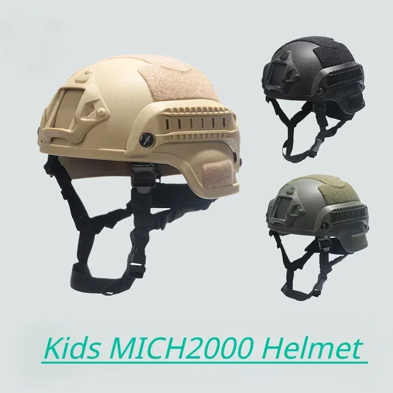 Deti mládežnícka vojenská prilba rýchla prilba MICH2000 Airsoft MH taktická prilba vonkajšia packalball CS SWAT RIDING