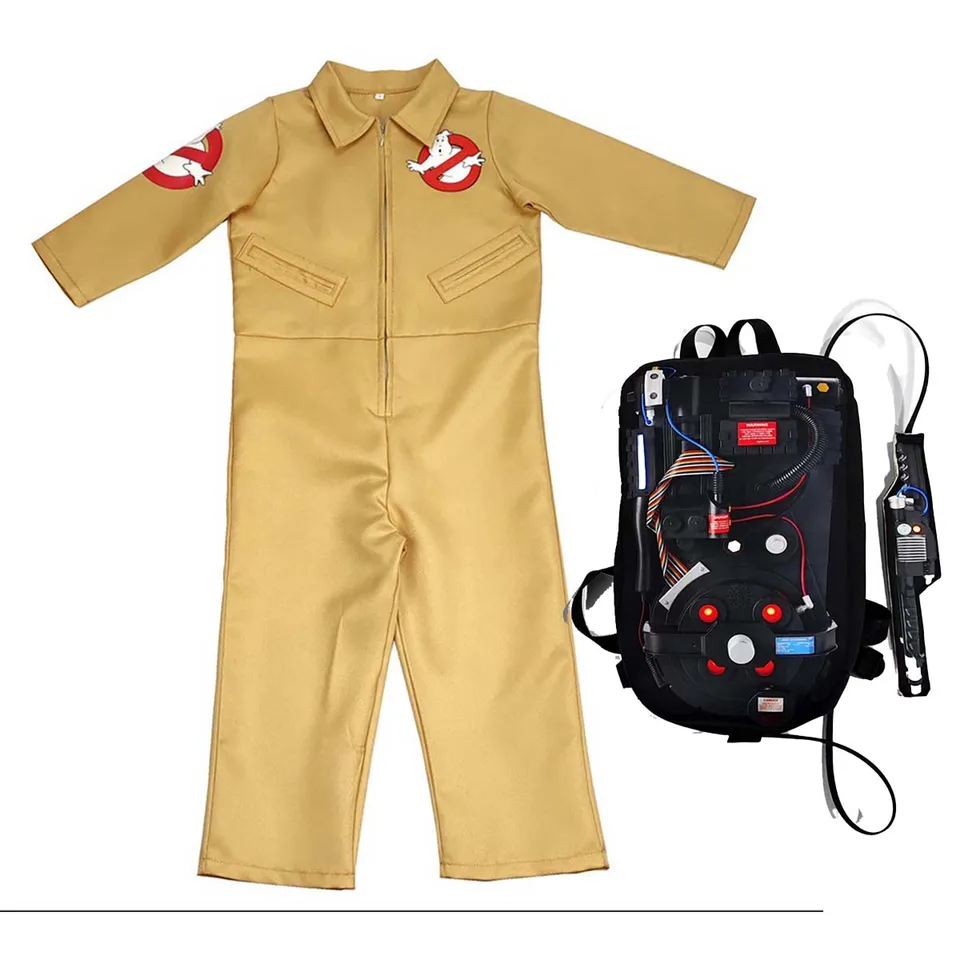 Deti pre dospelých Halloween kombinézy handriky duchovné kostým s taškou