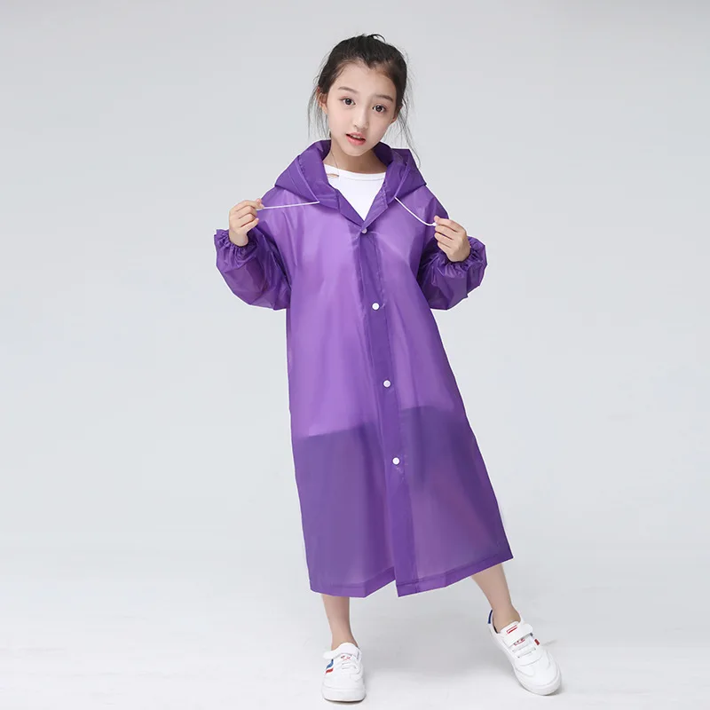 Deti Rain Poncho Nedisponovateľné cestovné dažďové zariadenie Vonkajšie turistické doplnky Dieťa Ražínko Kids Dažďové oblečenie vodotesné