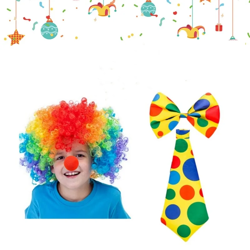 Deti vianočný Halloween Karneval Veľkonočný žolík klaun výkonnosť Party doplnky pre deti