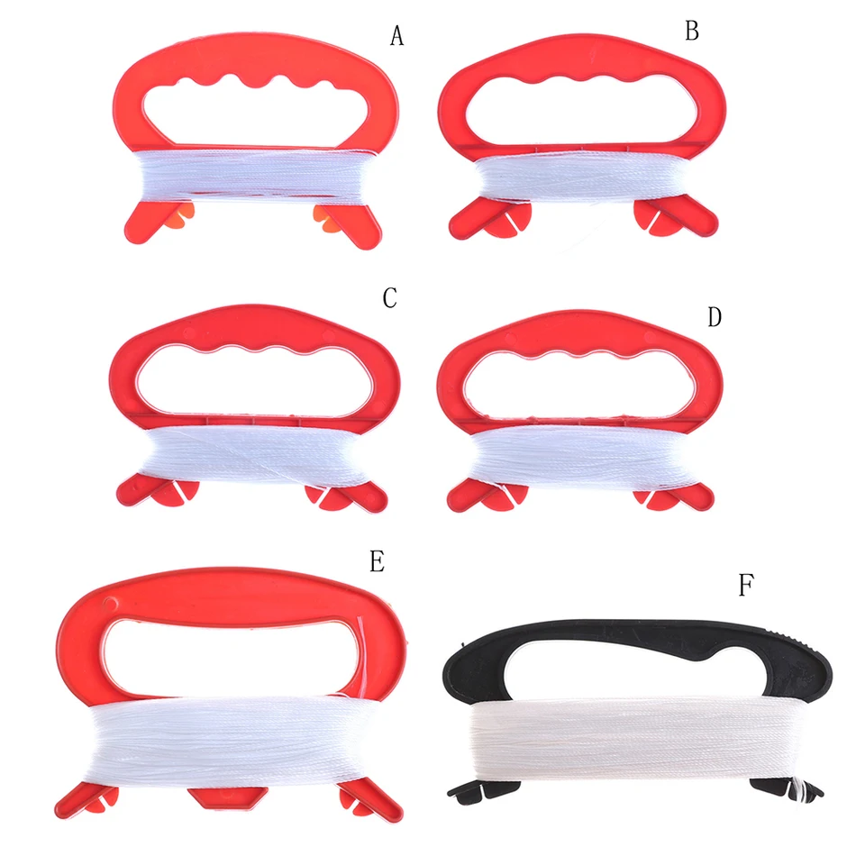 Deti vonkajšie športové biele lietajúce draky String Line D Tvar Winder Board Tool
