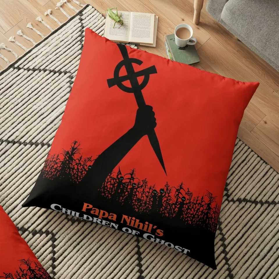 Deti z duchov tlačeného vankúša pohovka Sofa Soft Cushion Cover Case Case Domov Decor Doplnky