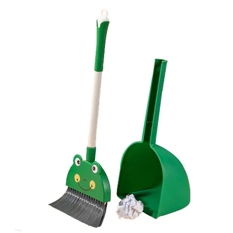 Deti čistenie bruspera čistenie odpadu lopatkový stolík Domácnosť Čistenie náradia Malé metla Dustpans Set Kids Detské hračky