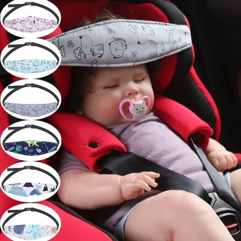 Detská autoseda hlavy podpora detských upevňovacích pásov nastaviteľná chlapec Girl Sleeping Usinger Baby Saftey vankúšový chránič hlavy dieťaťa
