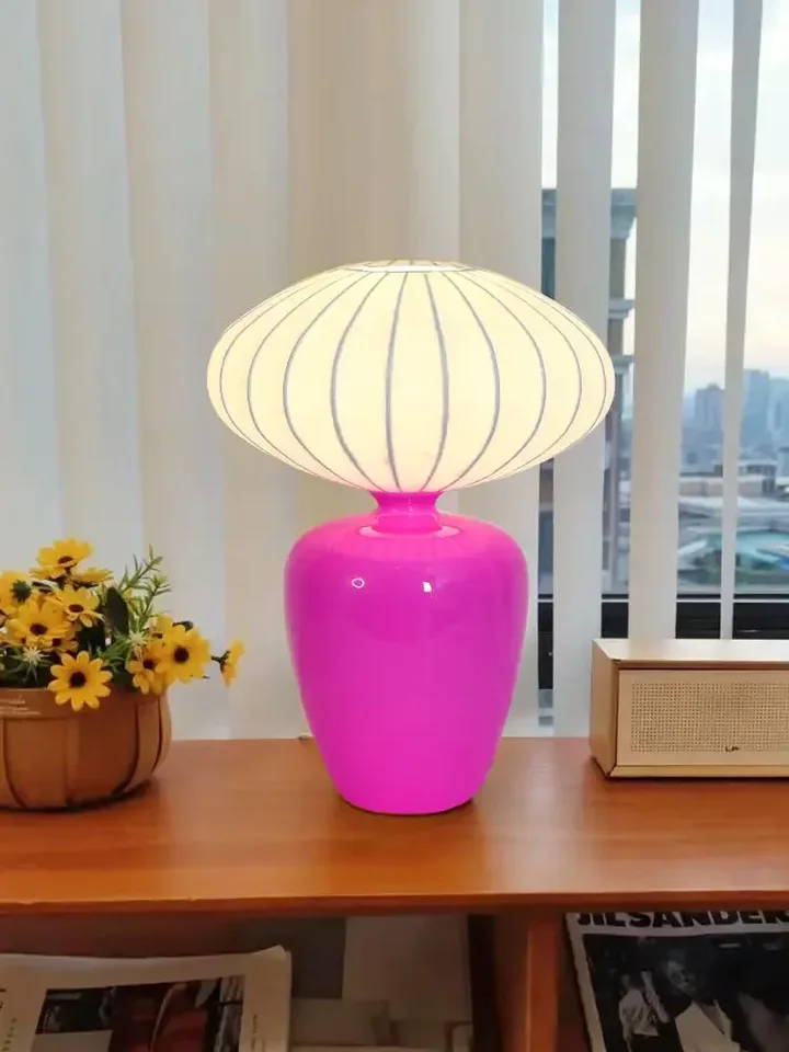 Detská izba podlahová lampa Vintage keramika stolová lampa retro hodvábne stolové svetlo nočná stolová lampa pre spálňu obývacia izba Štúdium