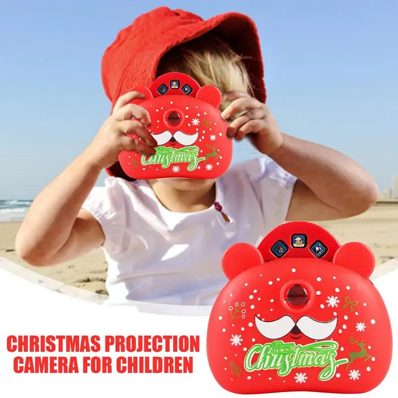 Detská projektorová hračka vianočná kamera Story Story Projector Festive projektor baterka s 24 obrázkami hračky skorého vzdelávania