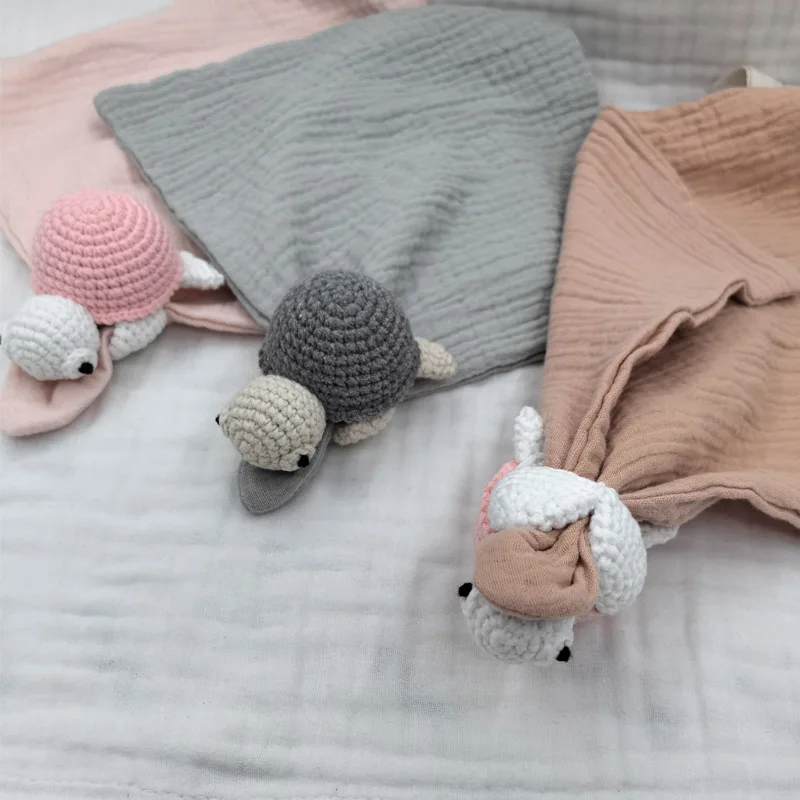 Detská spánková hračka Sooter uterák Bib zvierací morská korytnačka bábiky Dojča