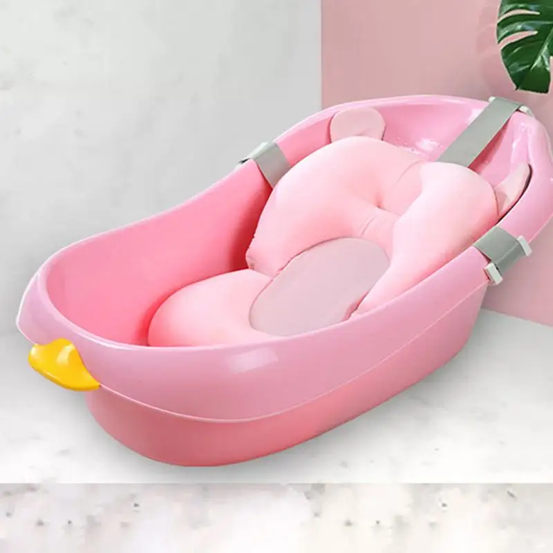 Detská vaňa podopretie podložky MAT skladacie dieťa Anti-Slip Soft Comfort Body vankúše vankúš na vaňu a stoličku novorodenecká vaňa vankúš