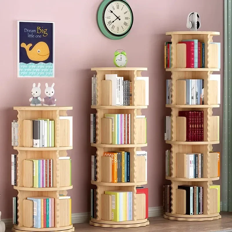 Detské bočné dosky Knižnica Posuvné deti stohovateľné podlahové knižnice Knižnica Knižnica Nordic estante para livros spálňový nábytok