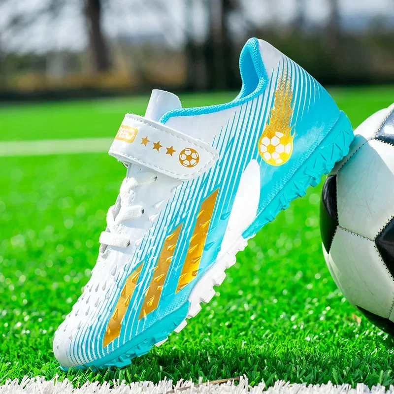 Detské futbalové topánky Spoločnosť Cleats futbalové topánky chlapci Indoor Football Field Boots Deti Non Slip Fast Training tenisky zápas