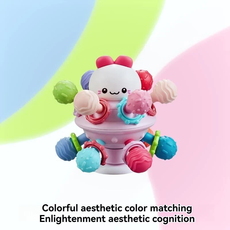 Detské hračky Manhattan Atomic Ball Ball Bettine Bult Bell Bell Teether Toddler Upokojujúca hračka vianočné darčeky