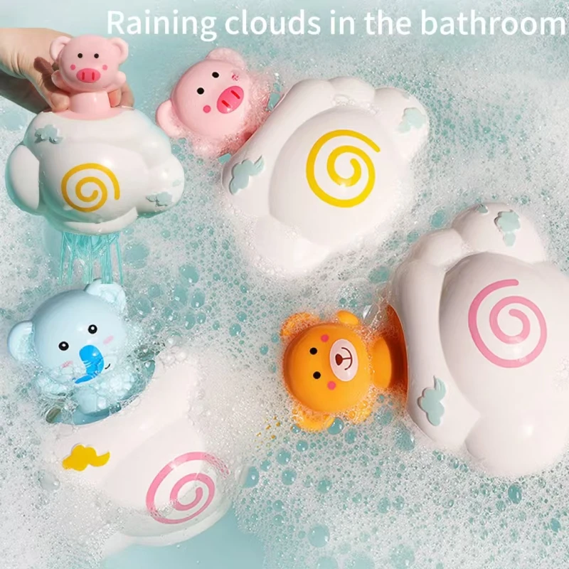 Detské kúpeľné hračky budú dažďové oblaky Piglet Piglet sprcha voda Hra hračky plávajúce plávajúce hračky babytoy kúpeľné hračky hračky
