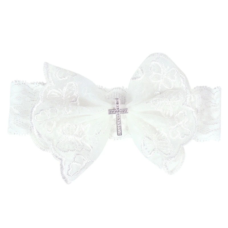 Detské letné vlasové luky krstík čelenka pre detské dievčatá Turban Hairband