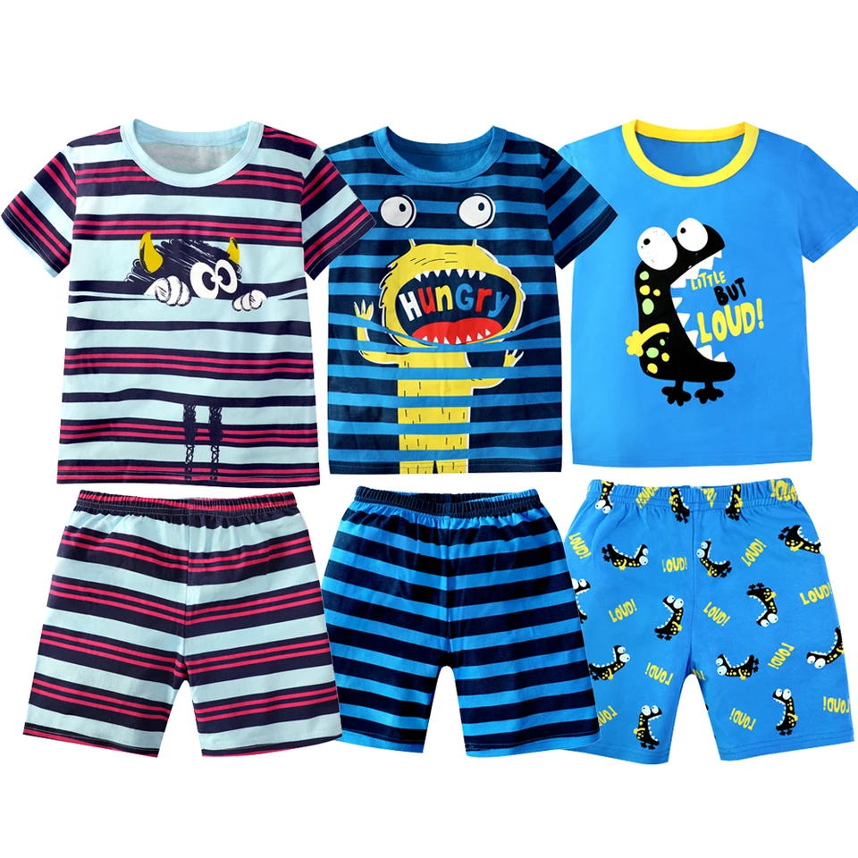 Detské oblečenie 2024 bavlnené obleky pre chlapcov 2 až 3 4 5 6 7 8 9 10 11 12 13 rok letné tričká Tshrset Set Toddler Boy Outfits