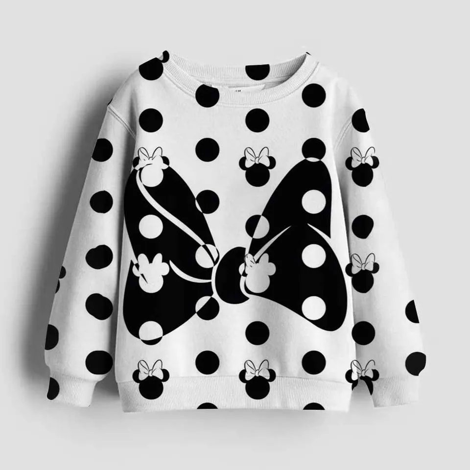 Detské oblečenie Boys Girls Minnie Mickey mikina kawaii s dlhým rukávom odevy karikatúry kapucňa jesenné zimné vrcholy