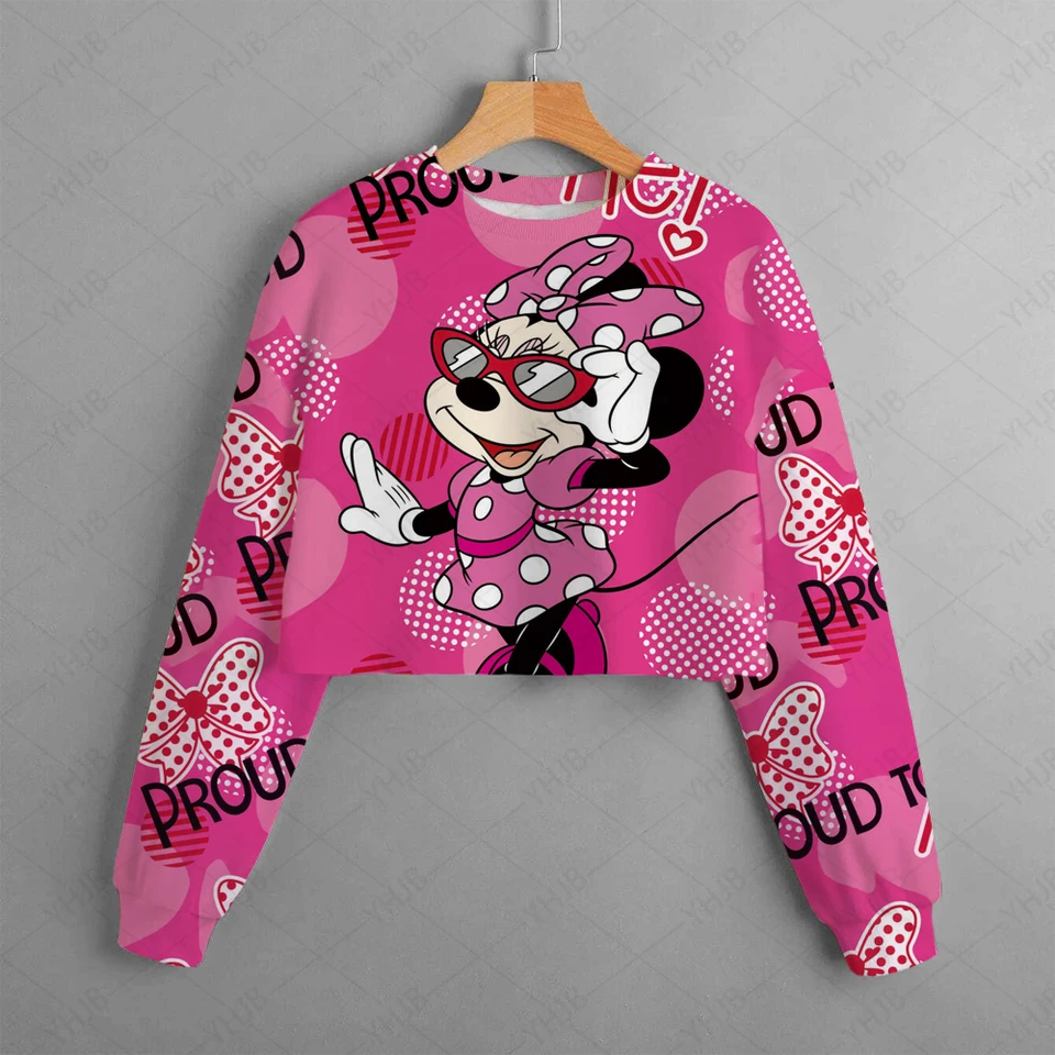 Detské oblečenie dievčat Minnie Hoodie Dievčatky Donald Duck Mickey Mouse vzor deť