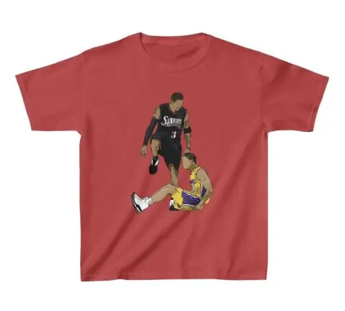 Detské tričko Allen Iverson Step o náčrt mládežníckych veľkostí
