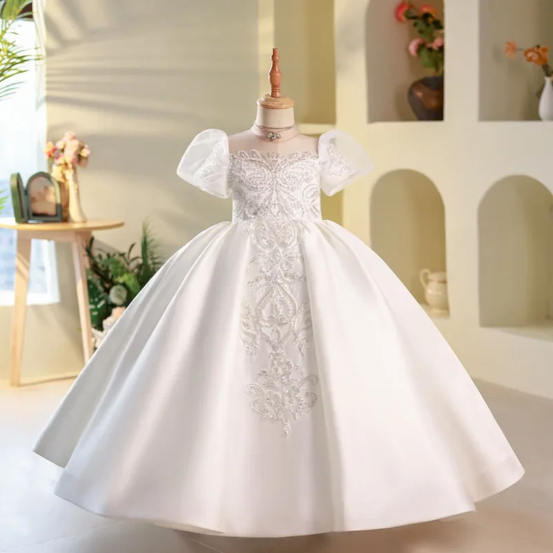 Detské šaty pre deti pre deti Družičky Družičky Šaty pre dievčatá od 12 do 14 rokov staré Lolita Cosplay Dojčenské šaty Elegantné 8 6