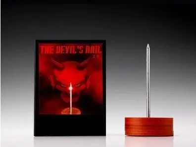 Devils Nail 1.0 Ghost Nail Magic Tricks Crush Paper Cup Magia Magician Close Up Bar Addess