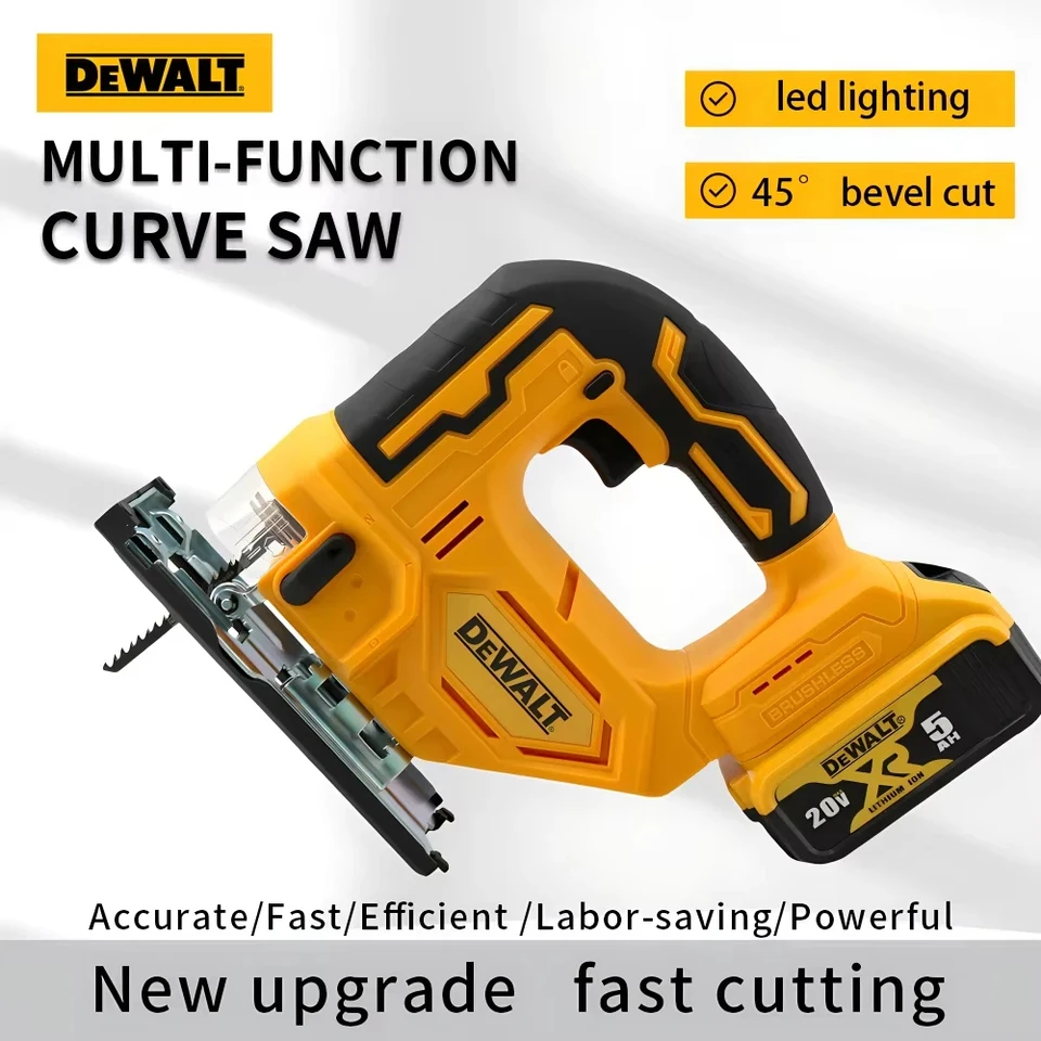 DEWALT 20V bez kefy bez kefy sa píše 2700 ot./minpm bezdrôtový elektrický prípravok na prenosný multifunkčný nastaviteľný nástroj na spracovanie dreva