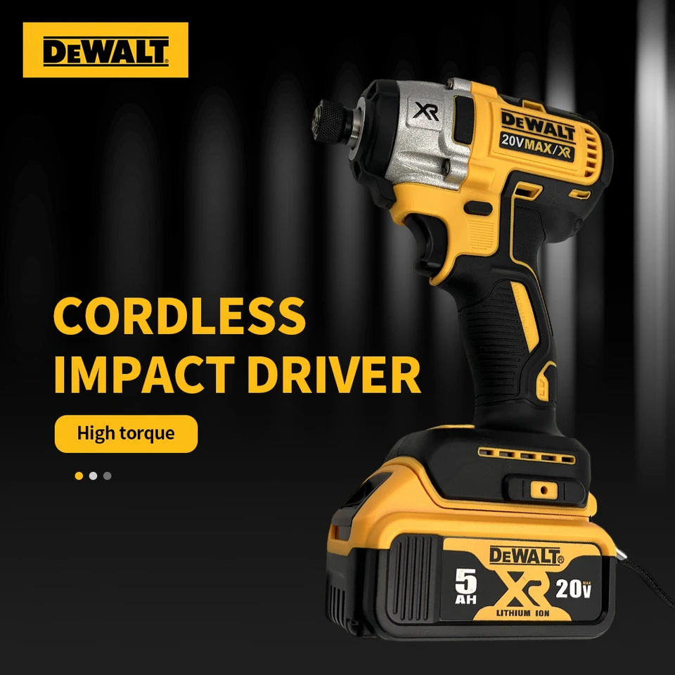Dewalt DCD887 Elektrické vŕtacie náradie nárazový vodič 20V lítium-ión bezdrôtový vŕtací vŕtací elektrický skrutkovač bezprúdový motor