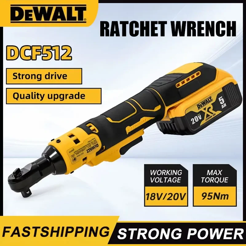 Dewalt DCF512 1/2 palca bez kefy RATHET RATHET RAGEL UKLAD Kľúč držiteľa ovládača Premenná rýchlosť napájací kľúč 20V elektrické náradie