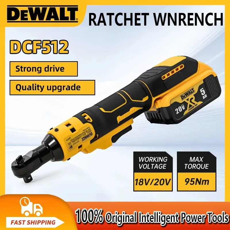 Dewalt DCF512 1/2 palca bez kefy RATHET RATHET RAGEL UKLAD Kľúč držiteľa ovládača Premenná rýchlosť napájací kľúč 20V elektrické náradie