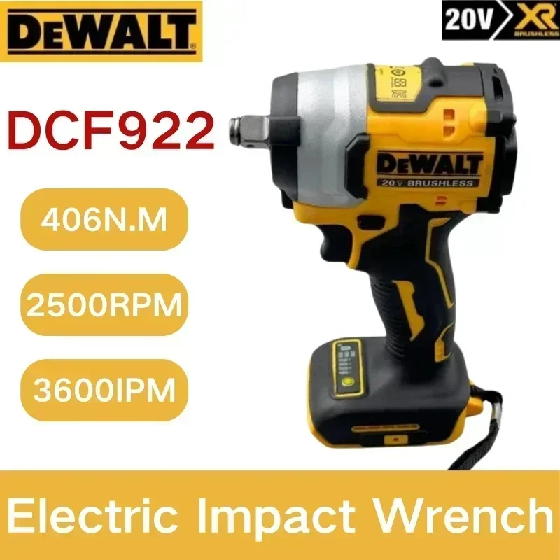 Dewalt DCF922 Wireless Impact Wrench Kreh nabíjateľný vysoký krútiaci moment 205nm (spätný) 1/2 