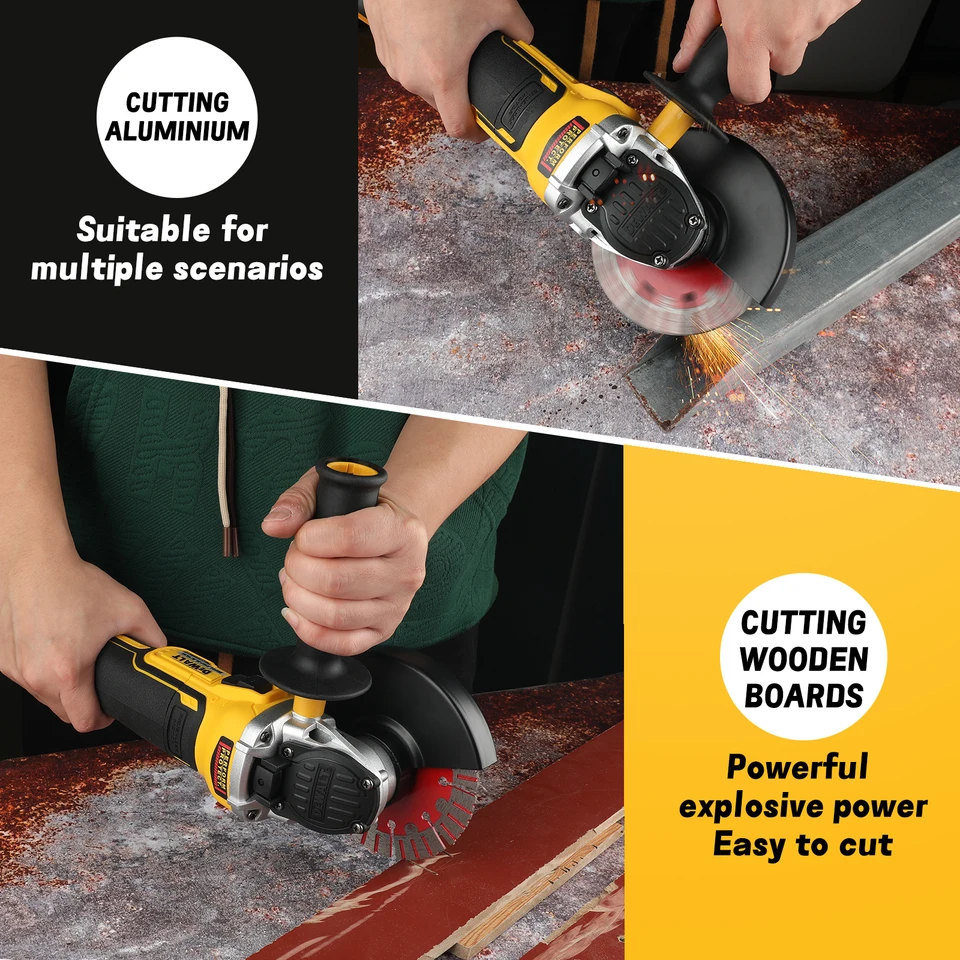 Dewalt DCG405 Uhlový mlynček holý stroj 100/125 mm rezanie nabíjateľných kefiek bez prenosného leštica iba stroje
