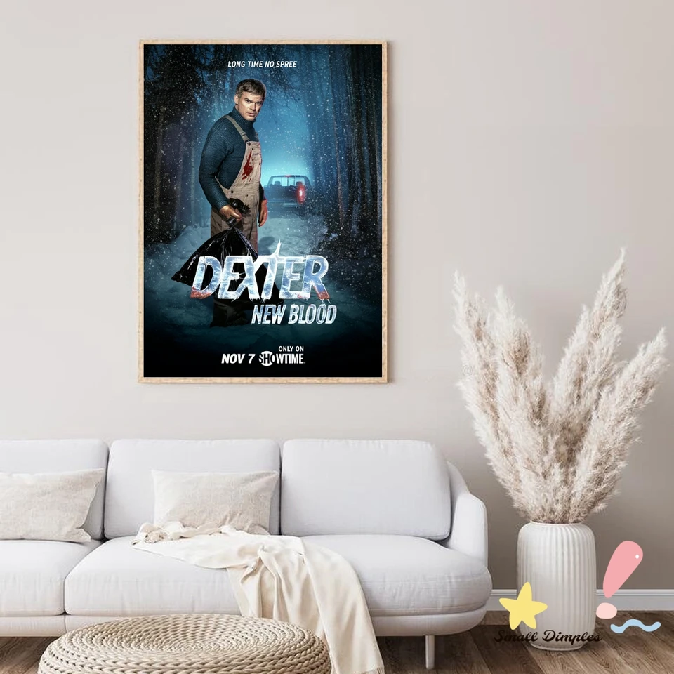 Dexter New Blood Movie Plaght Canvas Art Print Home Decoration Wall Painting (bez rámu)