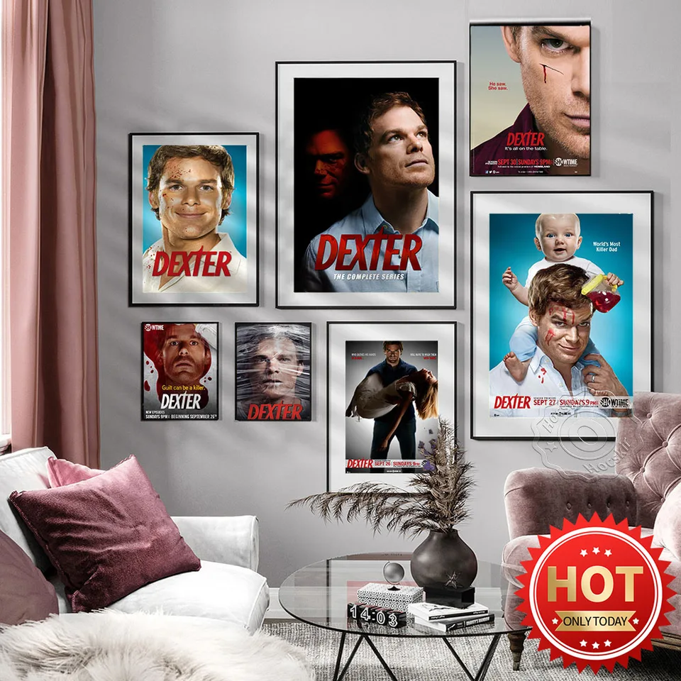 Dexter Teleplay Art Plagát, Michael C.Hall Roly Hranie Dexter Morgan Art Prints, Michael Cuesta Director Works Wall Picture