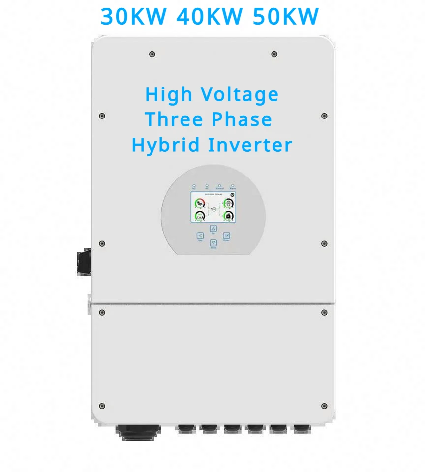 Deye hybridný menič IP65 na stenu s 30 kW 40 kW 50 kW Tri 3 fáza 2 MPPT HV Commercia