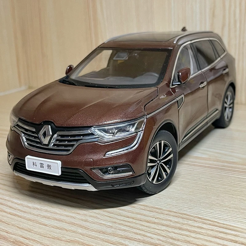 DFAC Koleos zliatinový model automobilového modelu stolová dekorácia hnedý mikromodelový zbierkový darček 1:18