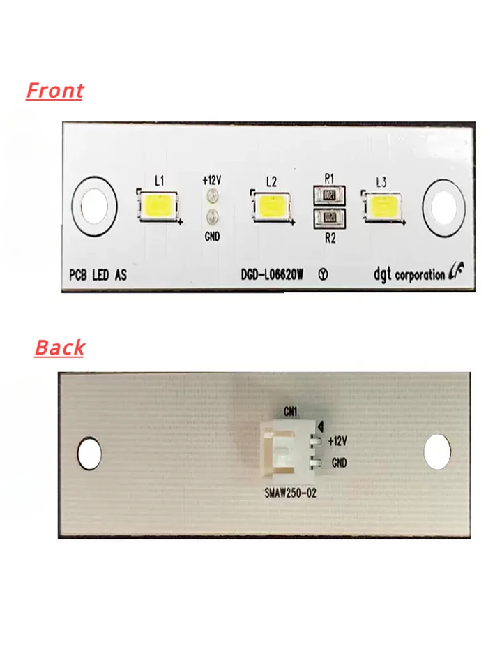 DGD-LDS6620W LED pásová náhrada za chladničku Daewoo FGK48