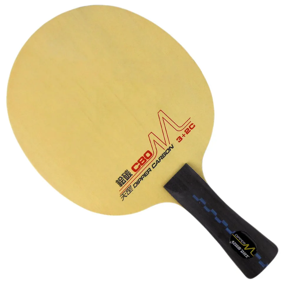 DHS C80 Dipper Carbon 3+2C Table Tennis Blade pre Ping Pong Paddle Racket