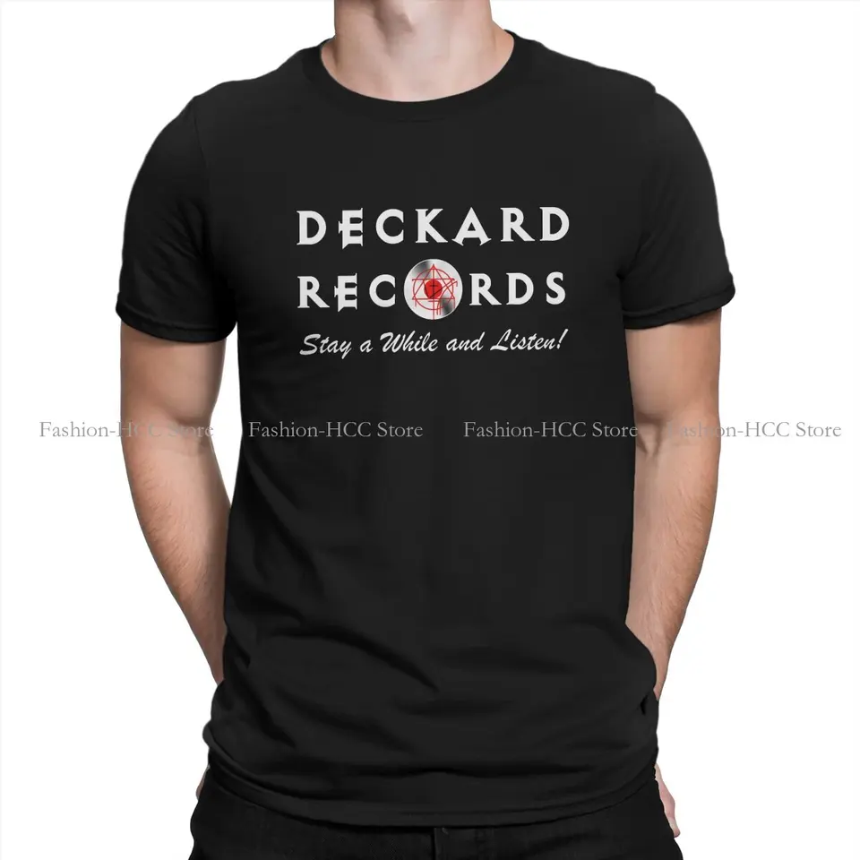 Diablo T-shirtDeckard Records Long o krk tričko Diablo 2 roleplaying Game Basic Polyester T košeľa oblečenie