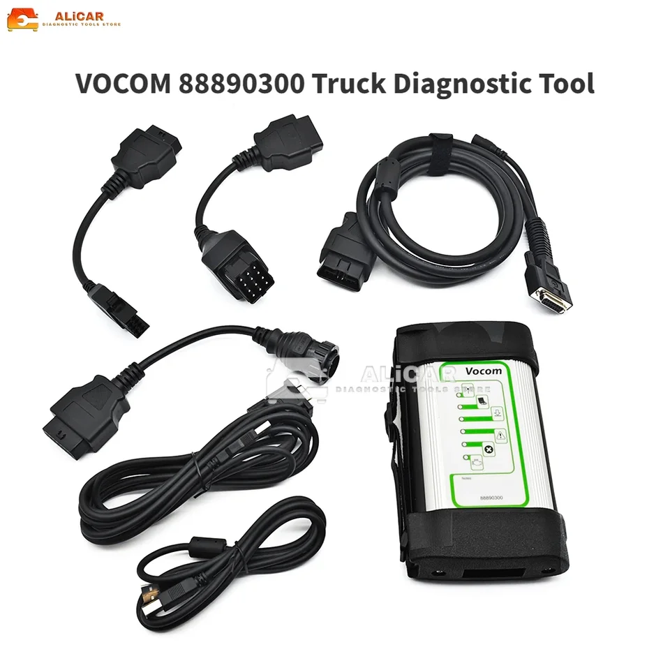 Diagnostické nástroje pre ťažkú ​​službu VOCOM Softvér verzie 2.8.150 Techtool Vocom 88890300