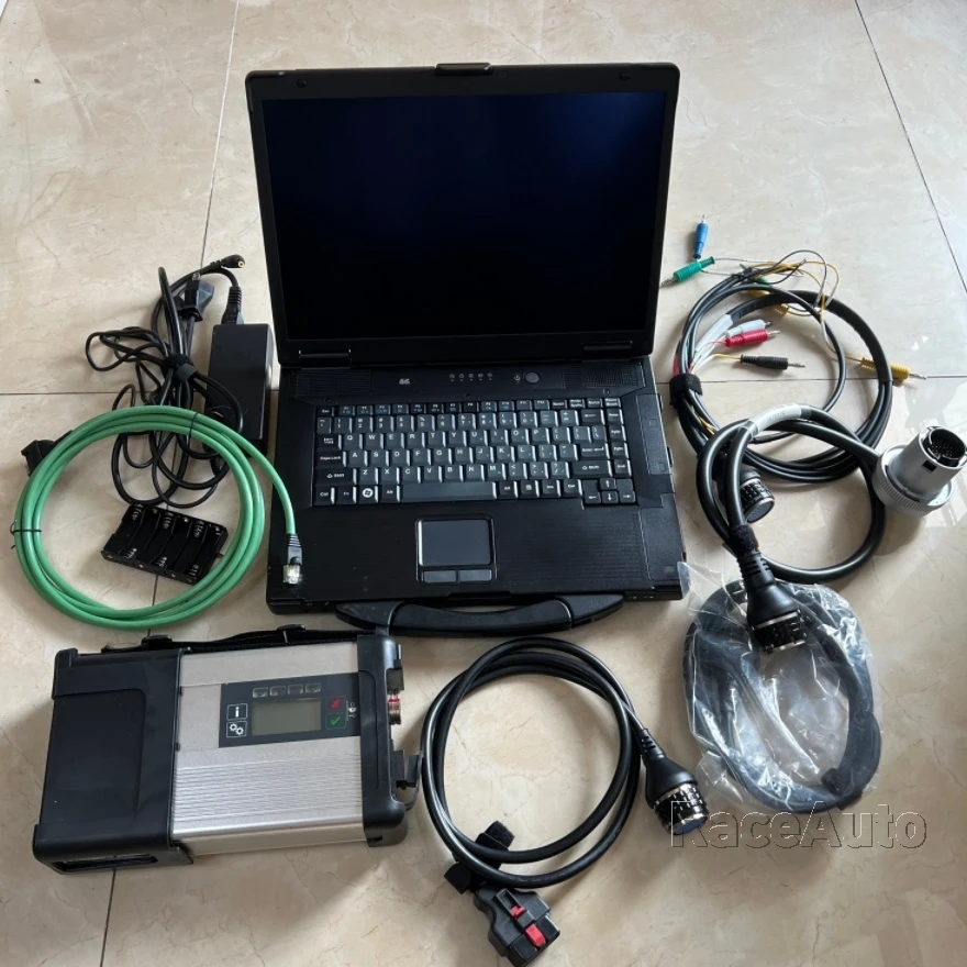 Diagnostika MB Star Diagnostika C5 SD WiFi s najnovším softvérom 480 GB SSD CF52 prenosný prenosný počítač Full Set Ready to Používanie práce pre 12 V 24V